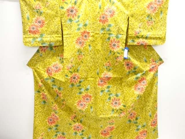 Japanese Kimono / Tsumugi Omeshi Cotton